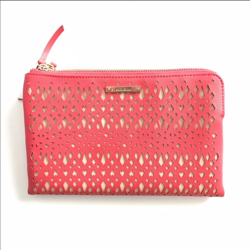 Stella & Dot- laser cute clutch